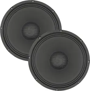 5 CORE 12 Inch Speaker Pair Car Audio 200W Powerful Replacement Component Driver 4Ohm 50-4KHZ 2" Voice Coil Loudspeaker System - SP 12120 4OHMS 2PCS