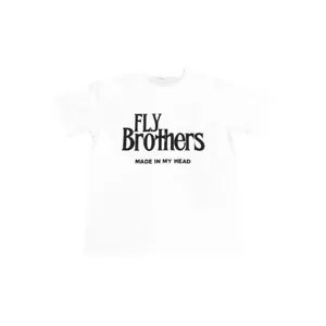 White/Black Logo Tee