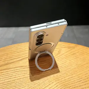 360 Spin Magnetic Stand for Galaxy Z Fold 7 Case  Luxury with Screen Protector Fit for Magsafe,Magnetic Kickstand & Ring Holder for Samsung Zfold 6 Case Full coverage shockproof protective case