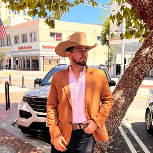 LAM510 Lamsini Camel Vest Long Sleeve for Men Formal Wear Original Design