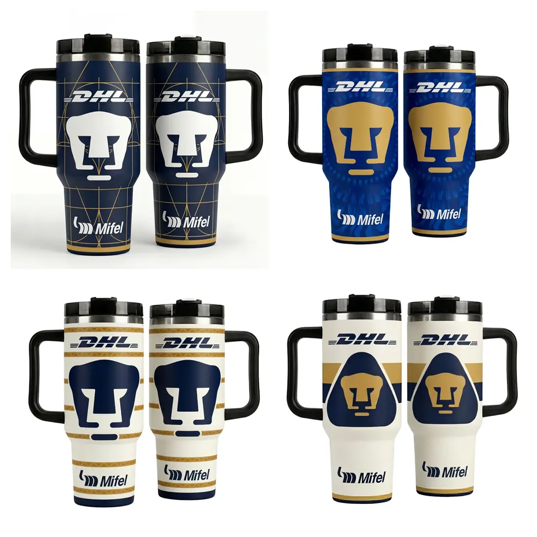 Retro Pumas Mexico Club Soccer Tumbler, Cup Soccer Club Mug Fan Drinkware Gift, Gift for fan, Mug Fan Drinkware Gift