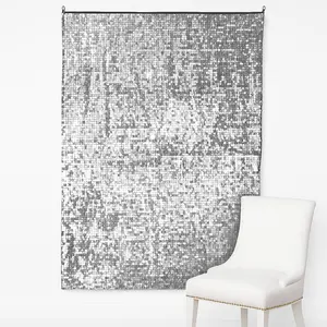 Silver Sequin Backdrop Scene Setter