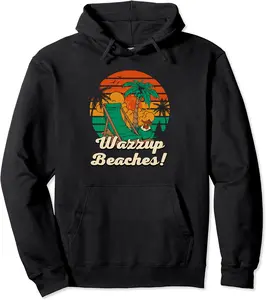 Wazzup Beaches Beach Friends Ocean Buddy Funny Sayings Pullover Hoodie - Lydiagarcia Shop 24B0CFB87C49