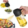 16oz/470ml Oil Dispenser Bottle for Kitchen - 2 in 1 Olive Oil Dispenser & Sprayer - Multicolor Kitchenware for Cooking, Salad, Barbecue Tools Utensils Green Home