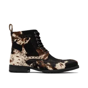 Belmont Dark Horse Wingtip Combat Boots