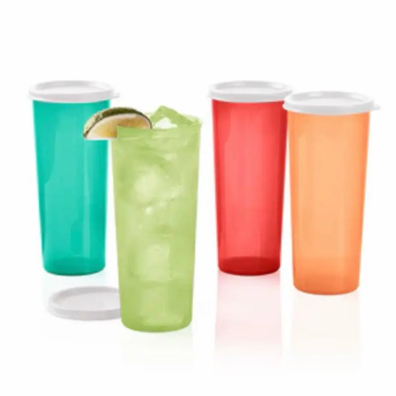 Tupperware Juego de 4 vasos retro