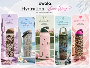 Owala FreeSip Water Bottle Collection – Cowgirl Core, Weekender,Off The Hook, Wild At Heart,  & Vintage Surf