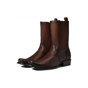 Cuadra Men's Pitbull Honey Zipper & Studs Narrow Square Toe