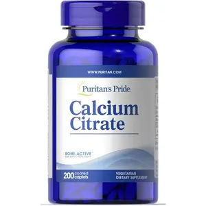Puritan's Pride Calcium Citrate 200 Mg, 200 Count