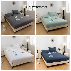 Waterproof Mattress Protector Cover, Deep Pocket Fit, Soft Breathable, Fits Up to 30cm Thick Mattresses
