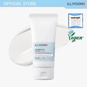 ILLIYOON Ceramide Ato Concentrate Cream | Moisturizer for Dry & Sensitive Skin, 100hr Lasting Hydration, For Face & Body, Gentle for Infants, Moisture Barrier Repair, Vegan Certified, 2.53 fl.oz.