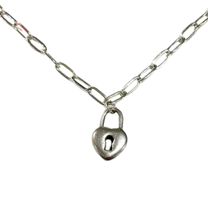 Heart Shaped Lock Necklace