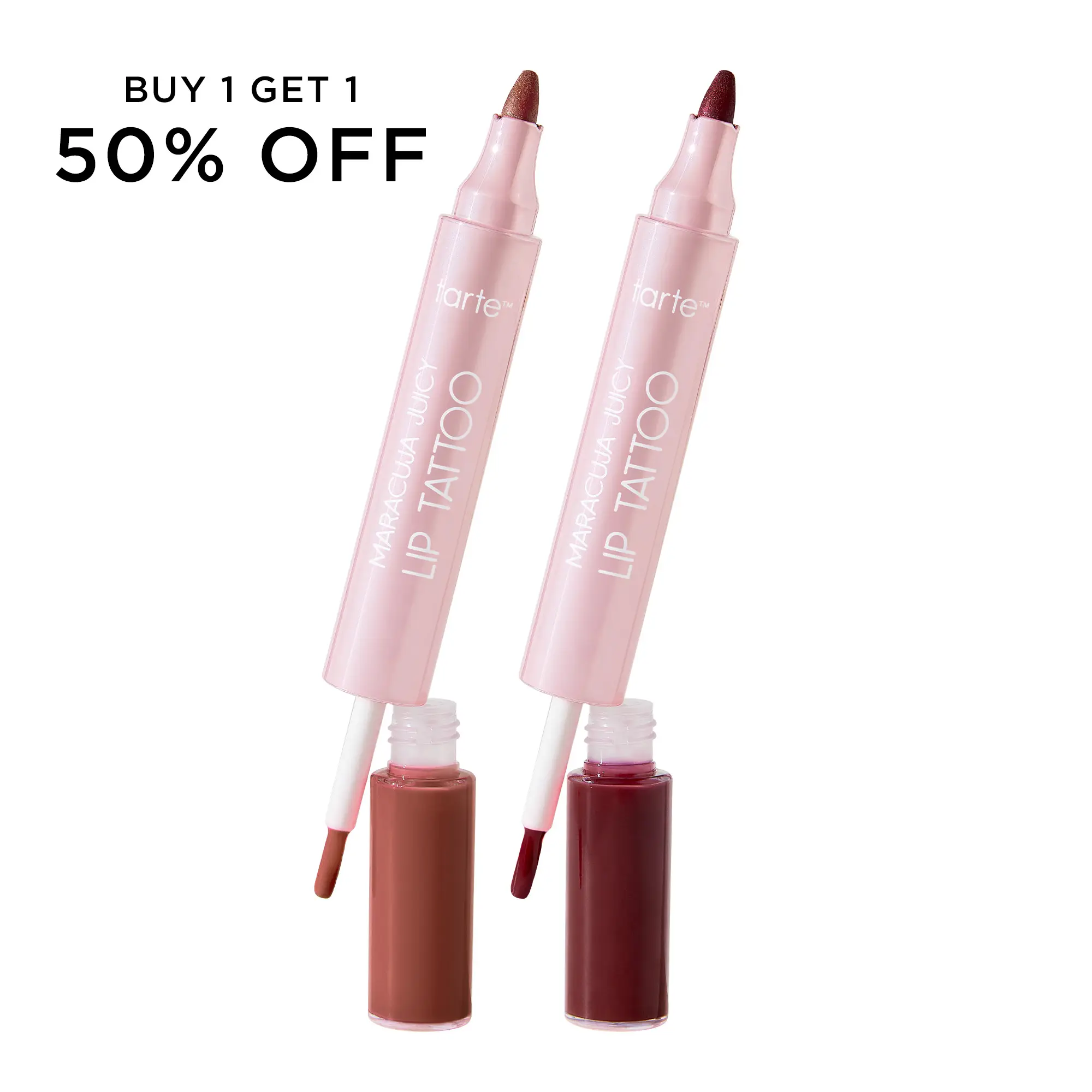 tarte maracuja juicy lip tattoo - 3-in-1 lip stain, liner & gloss duo