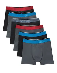 Hanes Boys' Performance Tween Boxer Briefs Pack, X-Temp, Assorted, 6-Pack