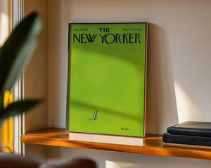 [COLLECTION 35 VER] Chic New Yorker Styles Unframe-style Print: Magazine Cover