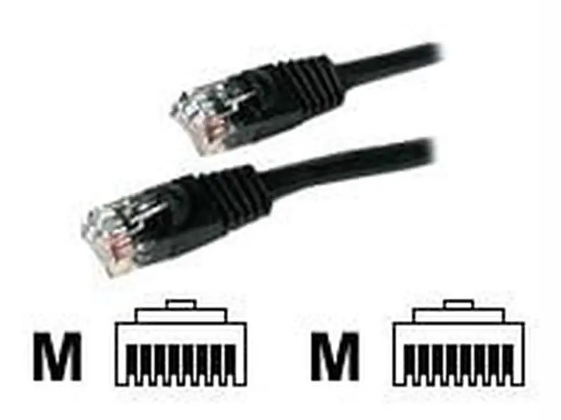 Startech UTP Copper Cat5 Patch Cable (Model 45Patch100Bk) - 100ft Unshielded Twisted Pair Networking Cable, RoHS-Compliant, for Computers, Office Network Components, 100 Feet