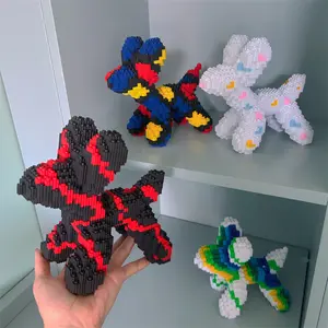 Balloon Dog Building Sets Interlocking Blocks Educational Trend Decoration Cool Gifts for Play Figure Plastic Toys Model Car Kit Model Boat Kit