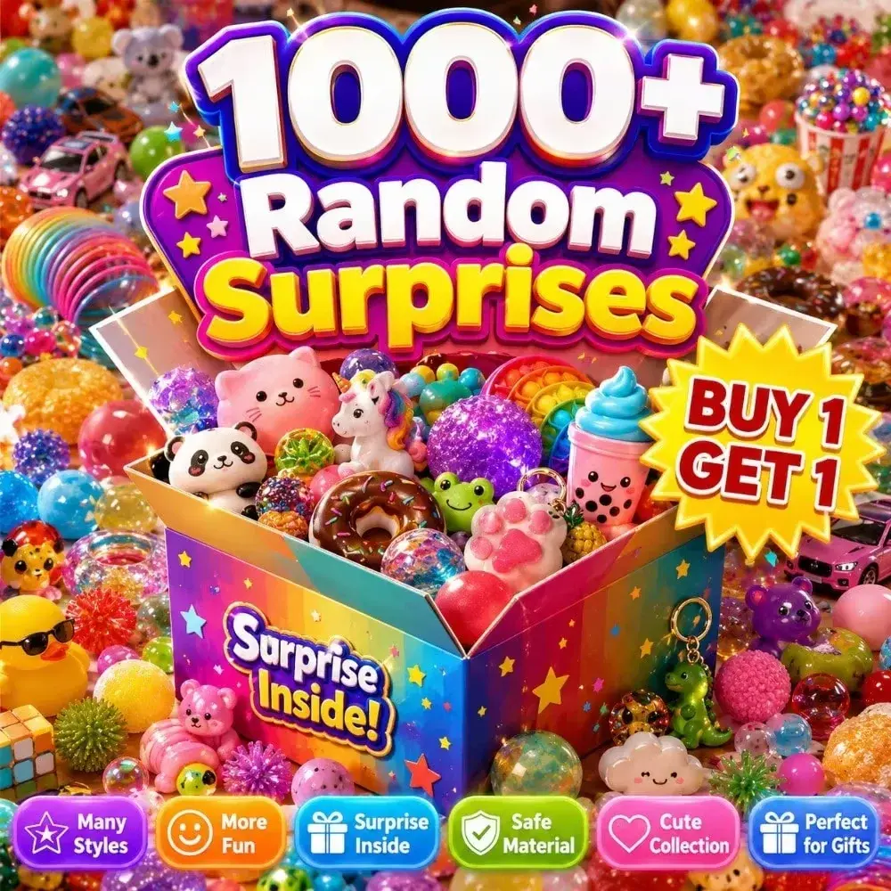 Over 1000 kinds, gradually increasing, soft decompression small items, randomly 1 item