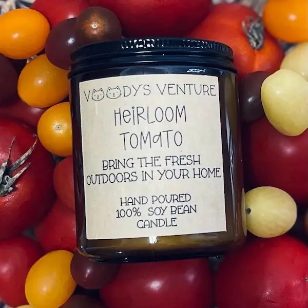 Heirloom Tomato soy candle 8 oz