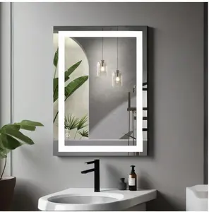 Gianna 20"x 28" LED Bathroom Mirror with Anti-Fog and Backlit Memory Function Tempered Glass