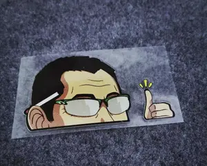 DK Keiichi Tsuchiya (Drift King) “Peeking” Approval Sticker JDM Decal