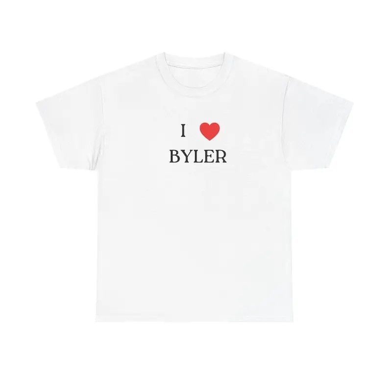 i LOVE bYLER Sweatshirt Crewneck Gift For Fans Hoodie Casual Cottons
