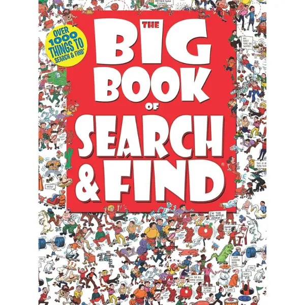 The Big Book of Search & Find – Hidden Object Picture Puzzle Book for Kids | Seek and Find Activity Book for Boys & Girls | Fun Brain-Boosting Game for Travel, Screen-Free Fun & Relaxation Paperback