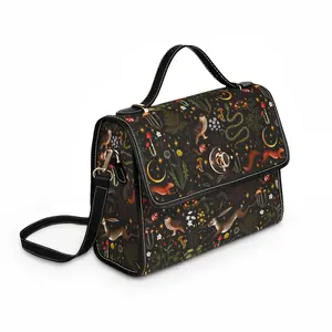 Midnight Woodland Reverie Women's Handbag, Carry-All, Dark, Elegant, Fantasy-Themed, Multi-Slot Women's Handbag, Carry-All Women's Handbags, Dark Women's Handbags