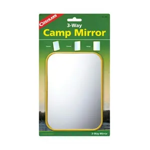 212 MAIN 5x7" Outdoor Camping Mirror - Metal and Plastic Construction, Colorful Frame for Sports & Outdoor, Fishing Activities