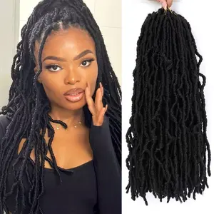3-Pack Faux Locs Crochet Hair Extensions 12 Inch Pre-Looped Soft Curly Wave Crochet Braids for - Butterfly Hair Extensions, Elegant Style, All Ethnicities, Easy Hair Installation | Voluminous Hair Look | Natural Appearance