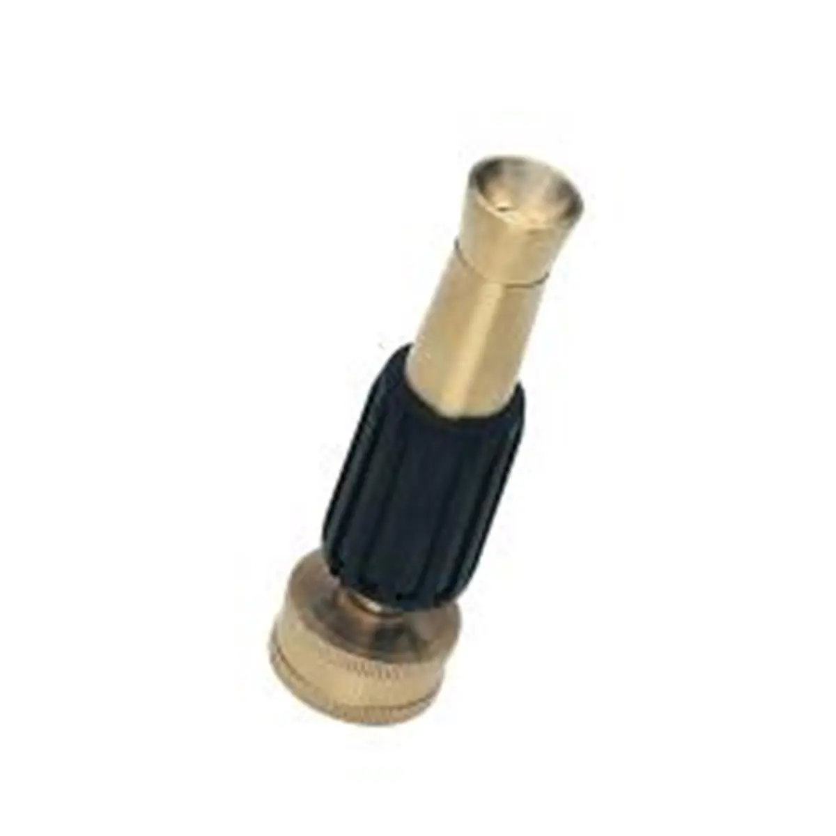 212 MAIN Brass Water Hose Nozzle - 525C, Easy Attach, Rubber Grip, Size 1.1"