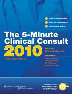 USED-The 5-Minute Clinical Consult 2010 (Griffiths 5-minute Clinical Consult) by Domino MD, Frank J. (Hardcover)