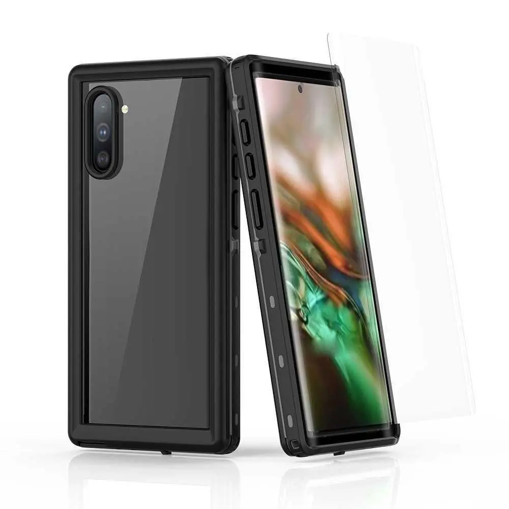 Red Pepper For Samsung Galaxy Note 10 Plus Waterproof Clear Phone Case Outdoor Sports Waterproof Shockproof Full Coverage Sealed HNB81