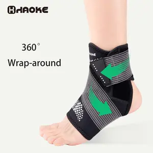 Ankle Support Brace with 8-Shape Lacing, Breathable and High Elasticity, Ideal for Sports, Comfortable Ankle Protector for Active Use