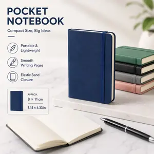 5-Pack Pocket-Sized Sketchbooks Set, 100 Pages Mini Portable Drawing Notebook, Compact Travel Journal and Notepad, Ideal for Students, Artists, Office Use