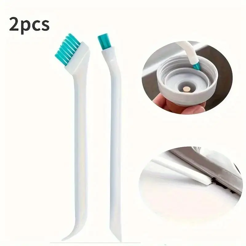 2pcs Multi-Purpose Kitchen Cleaning Brush Set - Manual Spiral Brushes for Bottles, Milk Cups, No Electricity Required, Ideal for Home Use