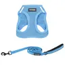Voyager Step-In Air Dog & Cat Harness and Leash Set No Pull - Breathable Mesh Vest with 5ft Reflective Neoprene Leash for Small Medium Dogs & Cats - Adjustable, Easy Step-In by Best Pet Supplies