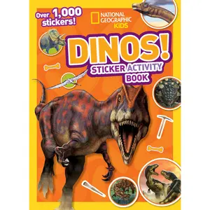 Dinos Sticker Activity Book [With Sticker(s)] -- National Geographic Kids - Paperback