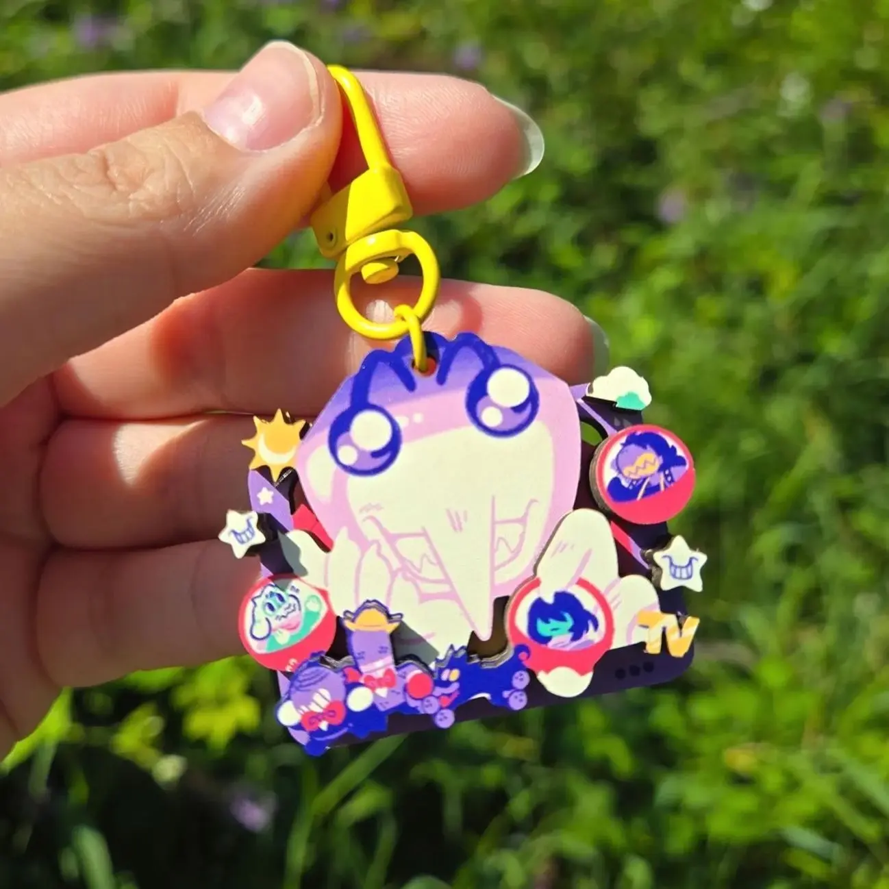 PREORDER Tenna & Fun Gang 3D Wooden Keychain