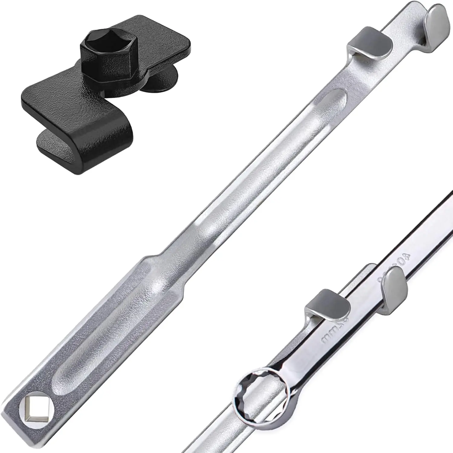Wrench Extender Tool Bar 13.4 Inch – Universal Torque Wrench Extension Adapter with 1/2" Hole for Hard-to-Reach Areas, Automotive Mechanic Repair Tool