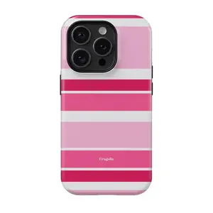 FRAGOLA Tough Phone Cases - FRESA Edition  for iPhone 17 16 15 14 13 12 11 Series  Stripe Phone Case  Trendy 2026 Phone Case  Shockproof Protection  Gift for Her