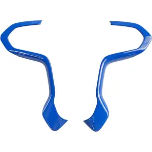 for Chevrolet Silverado Suburban Tahoe 2014-2018 for GMC Sierra Yukon 2014-2018 Accessories Interior Steering Wheel Cover Trim Blue 2pcs