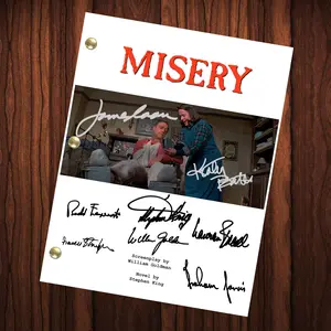 Misery Movie Signed Autographed Reprint Script Full Screenplay Stephen King Kathy Bates