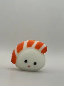 Scrunchems Squishy Sushi - 3-Piece Mini Squishies - Stress Relief for Kids & Adults - Ages 3+