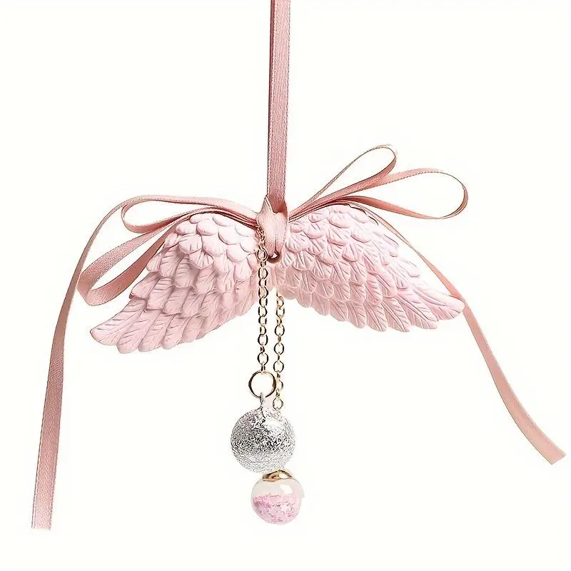 Wing Design Car Hanging Ornament, Car Hanger Ornament, Car Rearview Mirror Hanging Decoration, Car Interior Decorative, Car Interior Ornaments, Car Interior Decoration Accessories for Women & Girls, Car Trinkets, Car Interior Accessory, Car Decorations