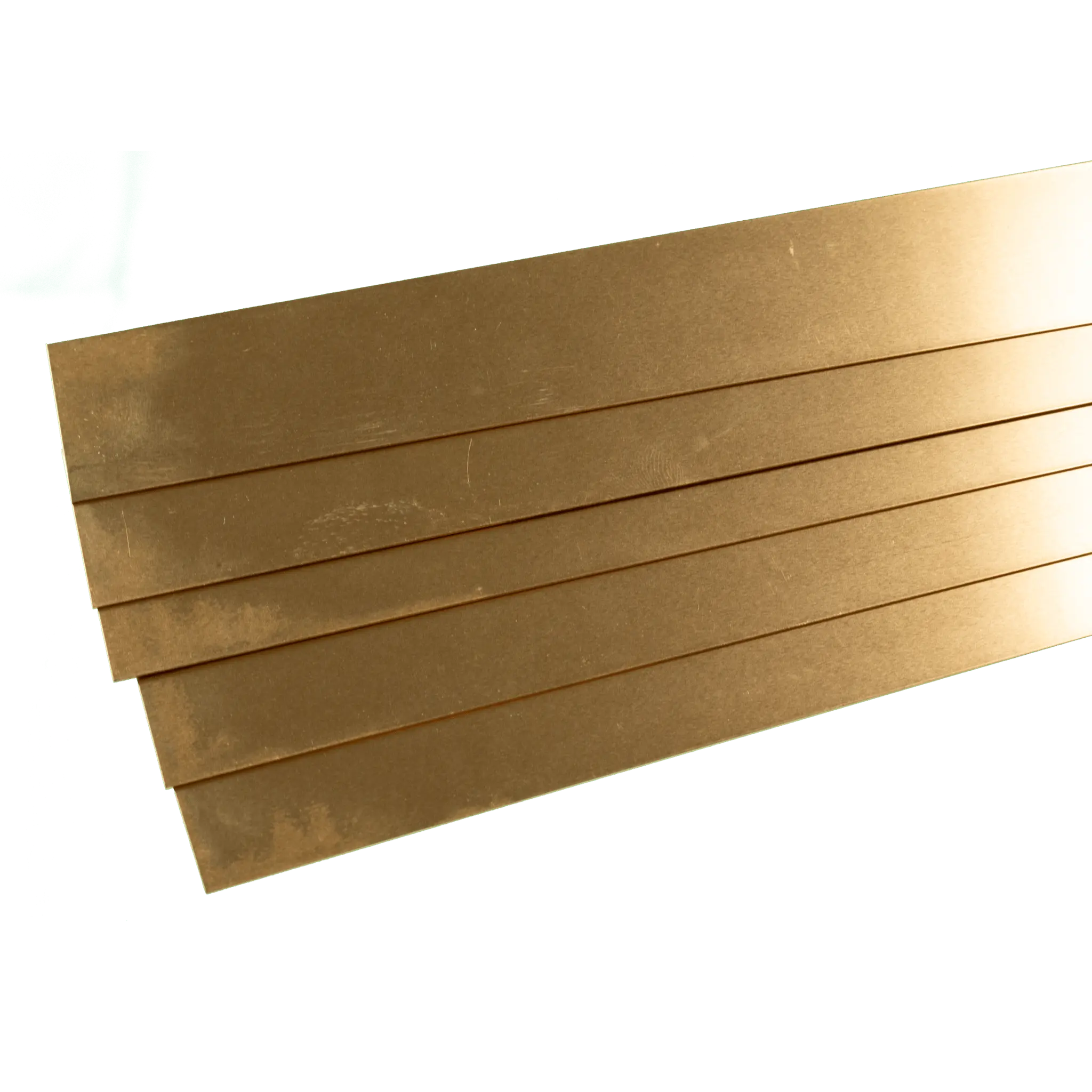 Brass Strip: 0.016" Thick x 1" Wide x 36" Long (5 Pieces)