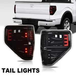 Fit For 2009-2014 Ford Pickup F150 Clear LED Tail Lights Lamps Passenger + Driver Fit For 2009-2014 Ford Pickup F150 Clear LED Tail Lights Lamps Passenger + Driver