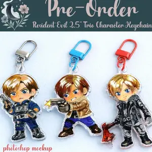 Resident Evil Leon Collection Keychain