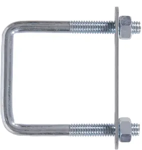 Hillman Group 320894 Flagged - Square Ubolts, 0.312-18 x 5 x 2 in. - Pack of 5, 1.44 Lbs