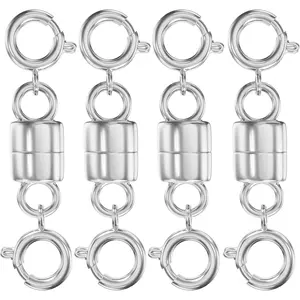 Necklace Clasps and Closures 14k  and  Two Spring Clasps Beads Chain Extender Necklaces Bracelet Safety  Locking  Clasp Converter